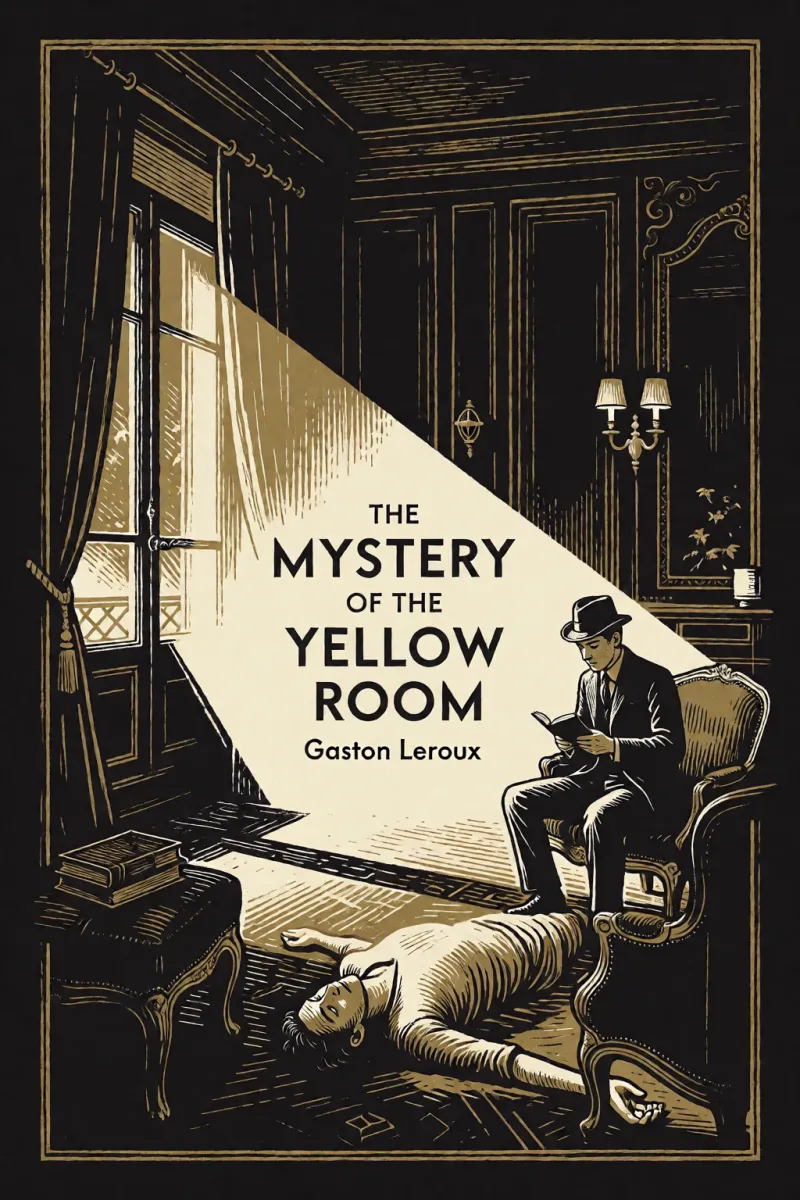 Cover of The Mystery of the Yellow Room by Gaston Leroux