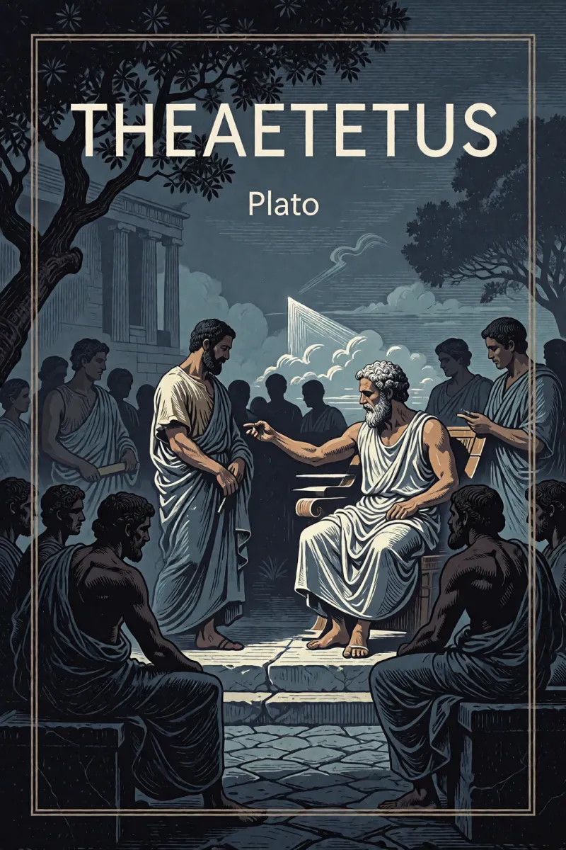 Cover of Theaetetus by Plato