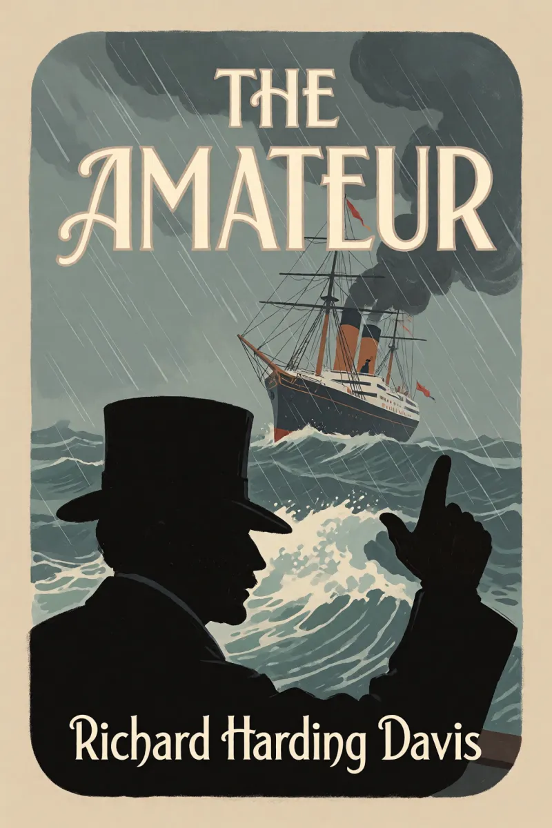 Cover of The Amateur by Richard Harding Davis