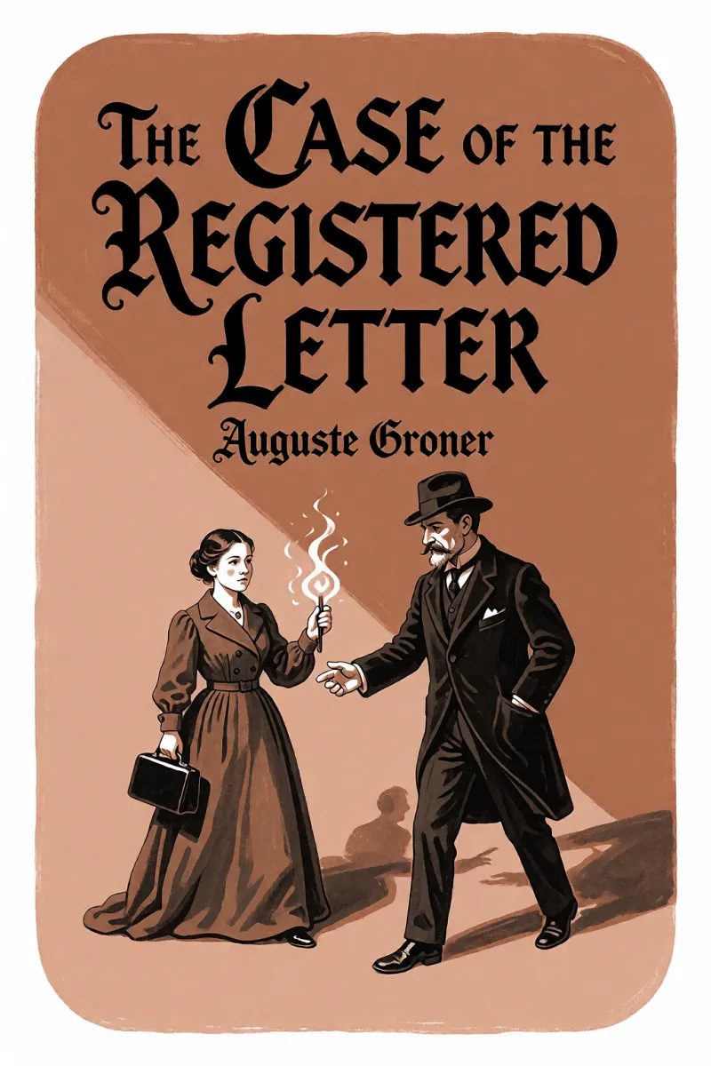 Cover of The Case of the Registered Letter by Auguste Groner
