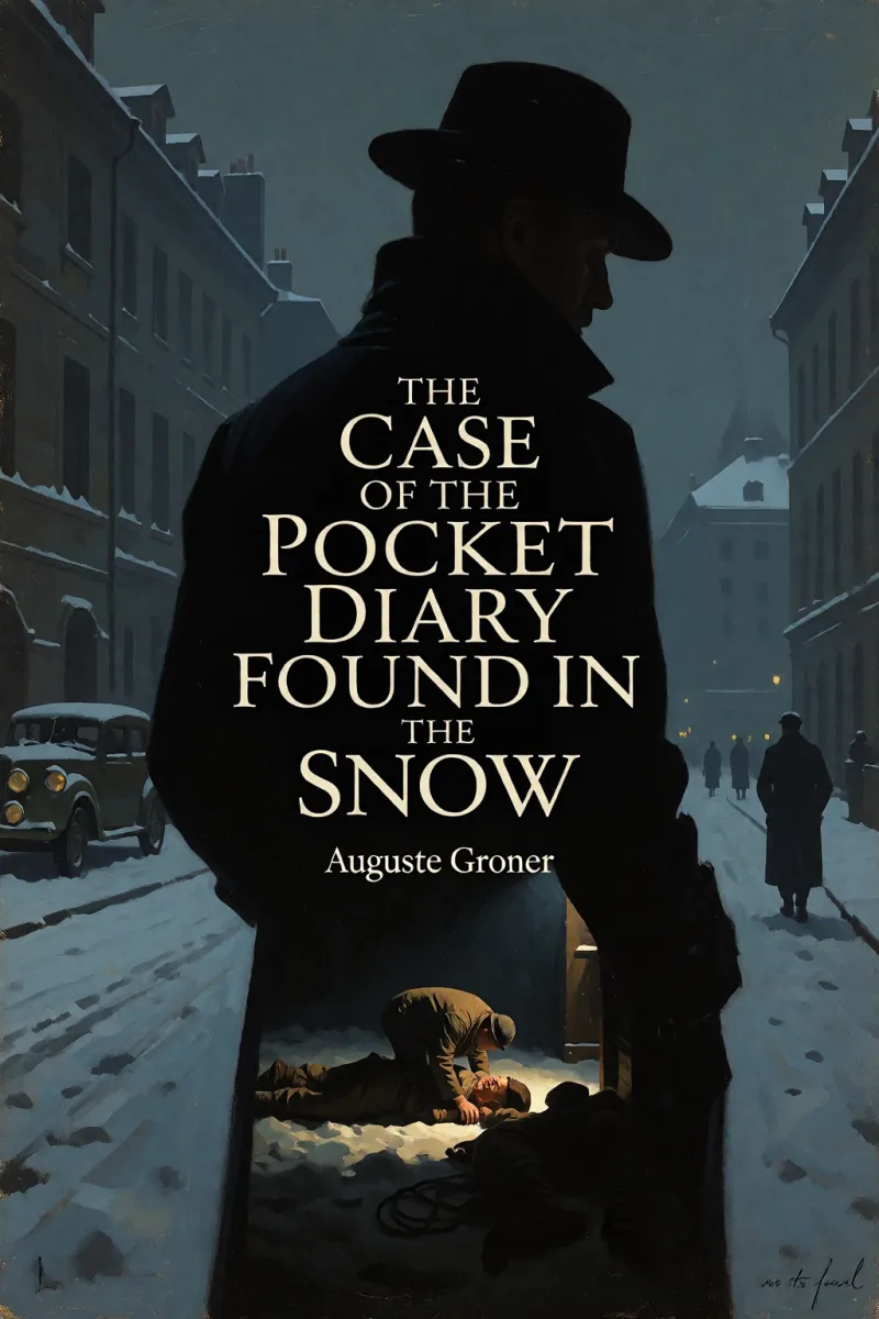 Cover of The Case of the Pocket Diary Found in the Snow by Auguste Groner