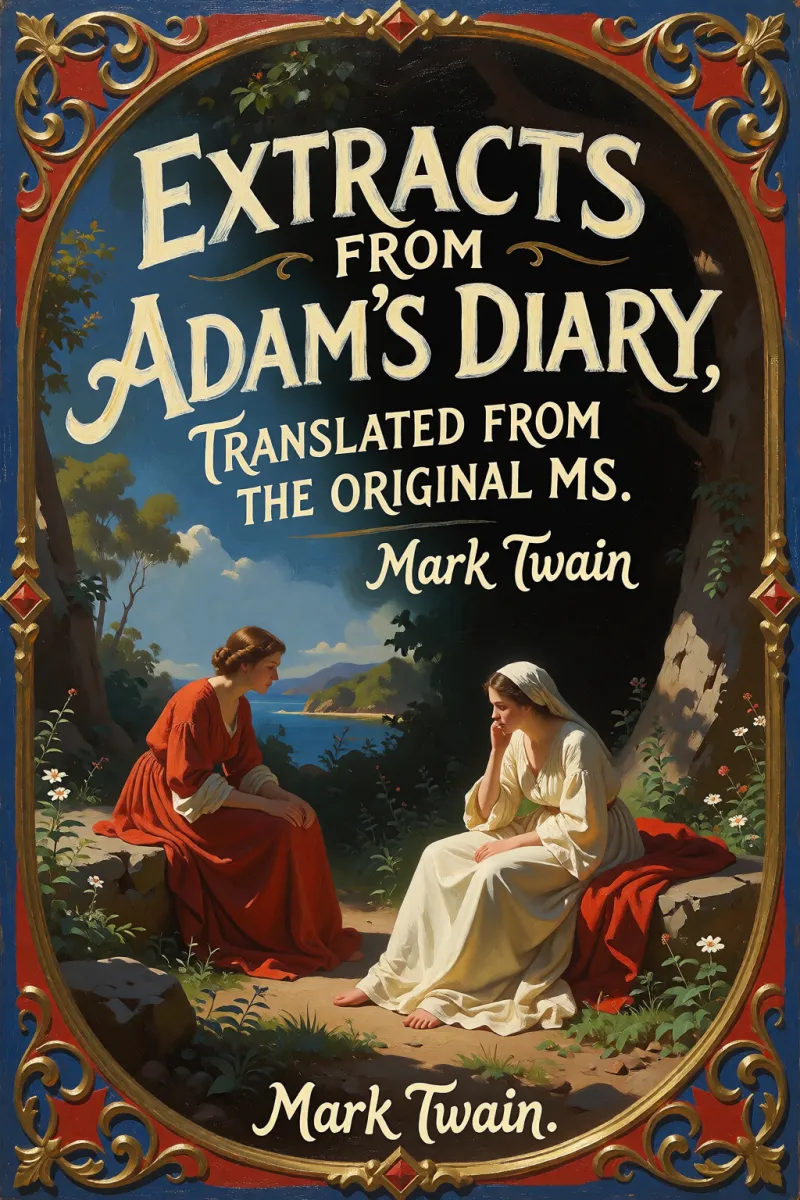 Cover of Extracts from Adam's Diary, translated from the original ms. by Mark Twain