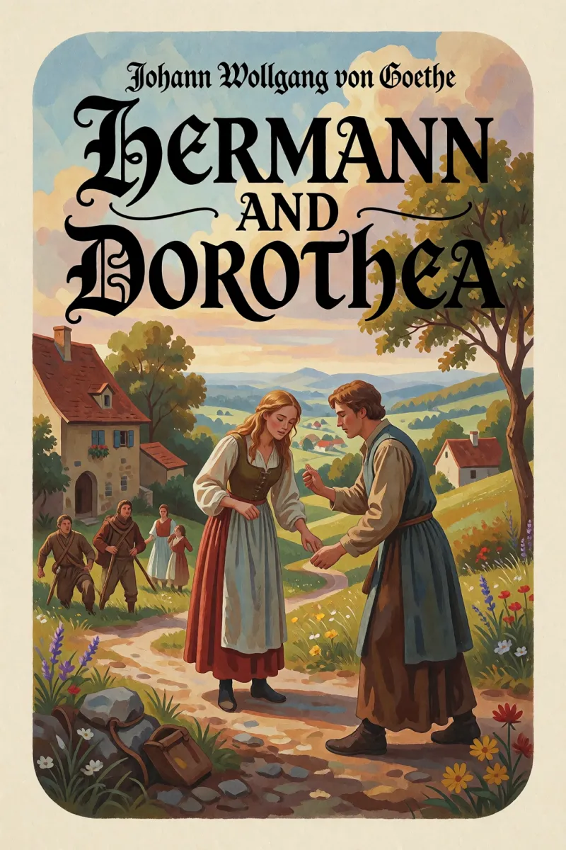 Cover of Hermann and Dorothea by Johann Wolfgang von Goethe