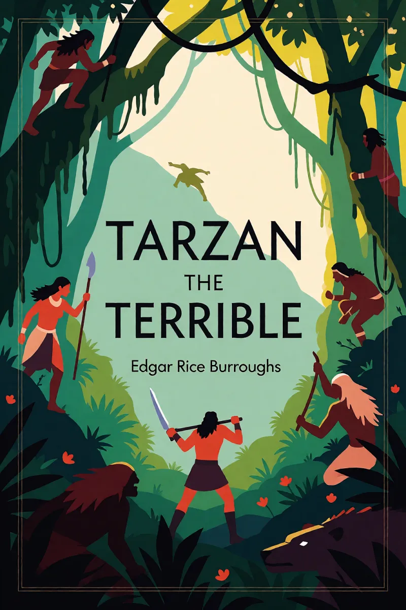 Cover of Tarzan the Terrible by Edgar Rice Burroughs