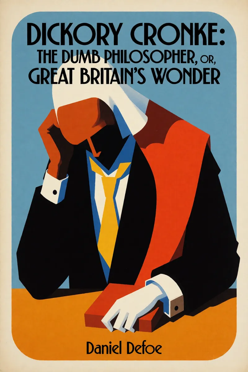 Cover of Dickory Cronke: The Dumb Philosopher, or, Great Britain's Wonder by Daniel Defoe