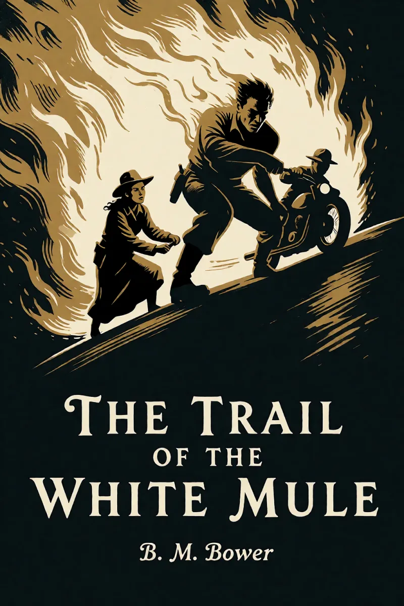 Cover of The Trail of the White Mule by B. M. Bower