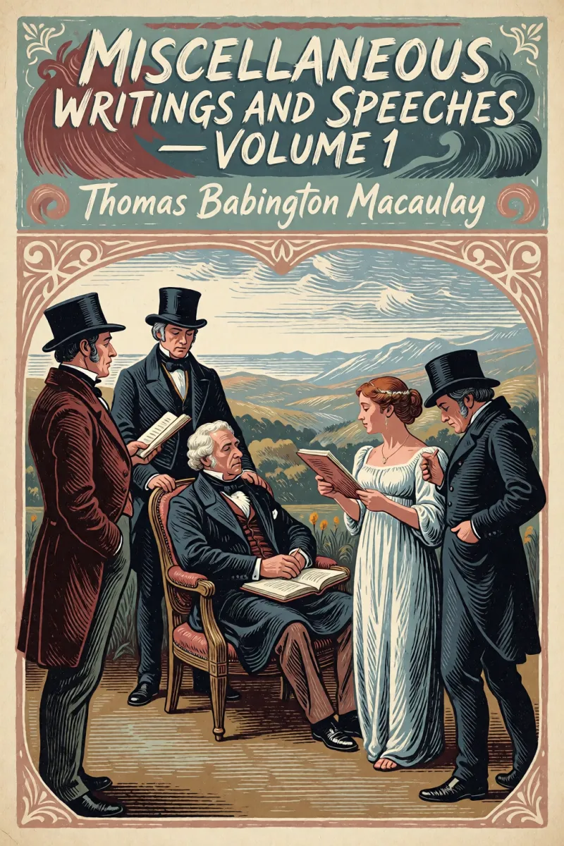 Cover of Miscellaneous Writings and Speeches — Volume 1 by Thomas Babington Macaulay