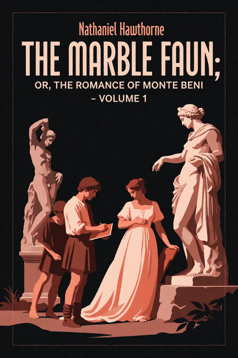 Cover of The Marble Faun; Or, The Romance of Monte Beni - Volume 1 by Nathaniel Hawthorne