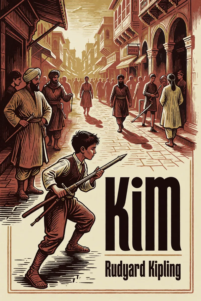 Cover of Kim by Rudyard Kipling