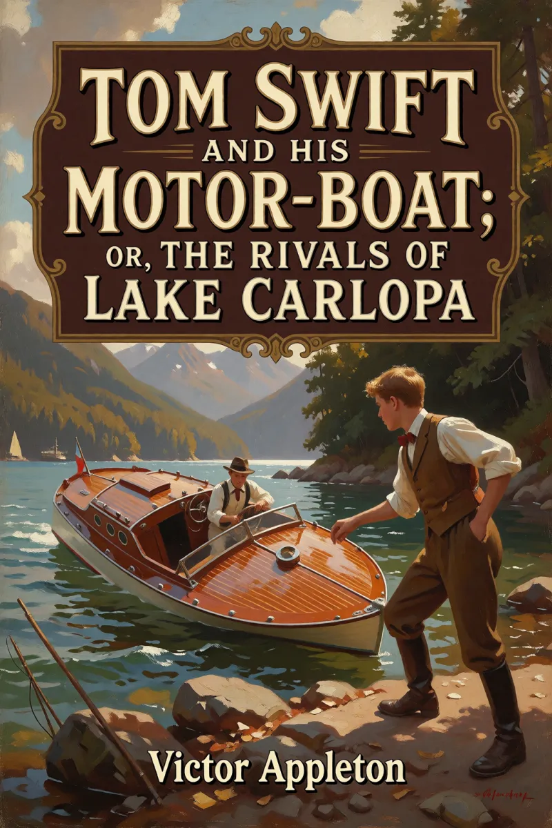 Cover of Tom Swift and His Motor-Boat; Or, The Rivals of Lake Carlopa by Victor Appleton