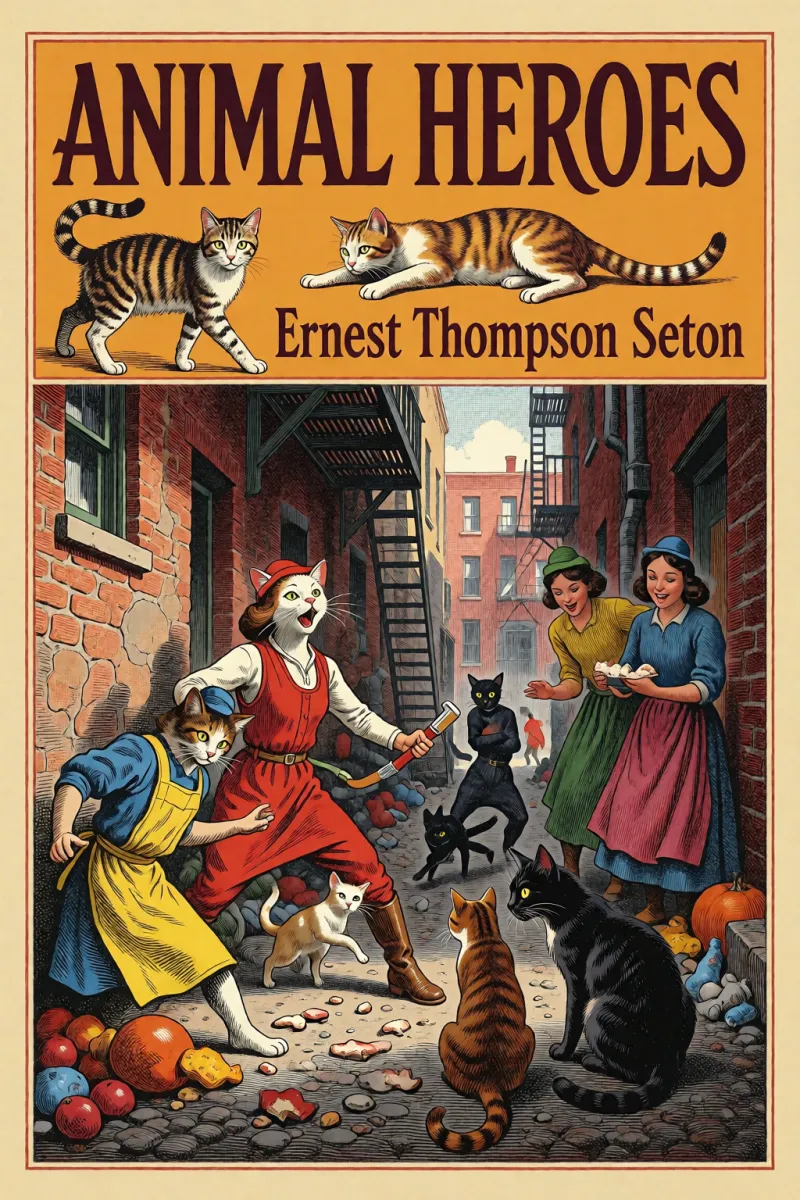 Cover of Animal Heroes by Ernest Thompson Seton