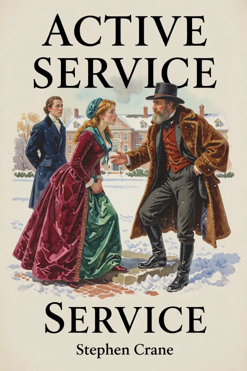 Cover of Active Service by Stephen Crane