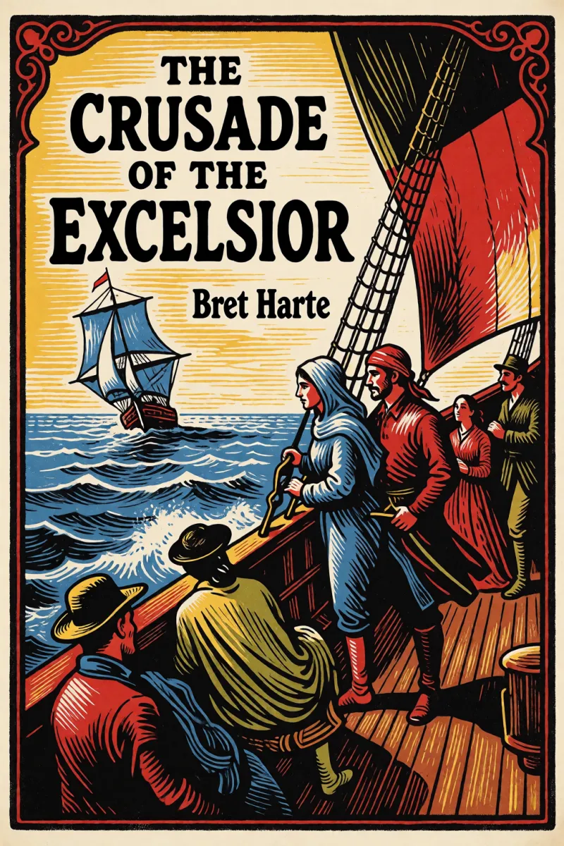 Cover of The Crusade of the Excelsior by Bret Harte