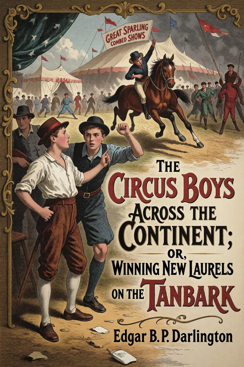 Cover of The Circus Boys Across the Continent; Or, Winning New Laurels on the Tanbark by Edgar B. P. Darlington