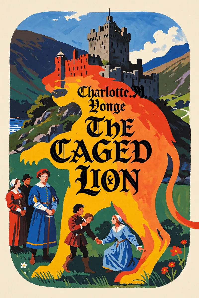 Cover of The Caged Lion by Charlotte M. Yonge