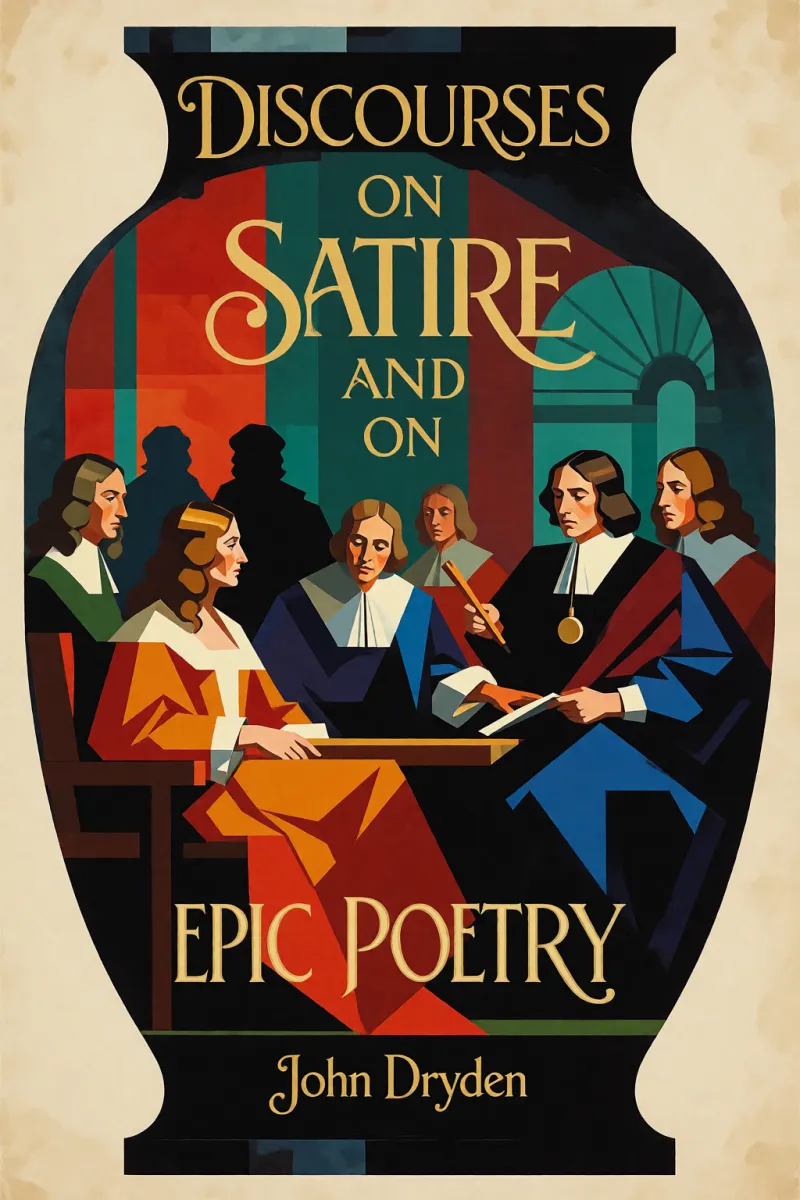 Cover of Discourses on Satire and on Epic Poetry by John Dryden