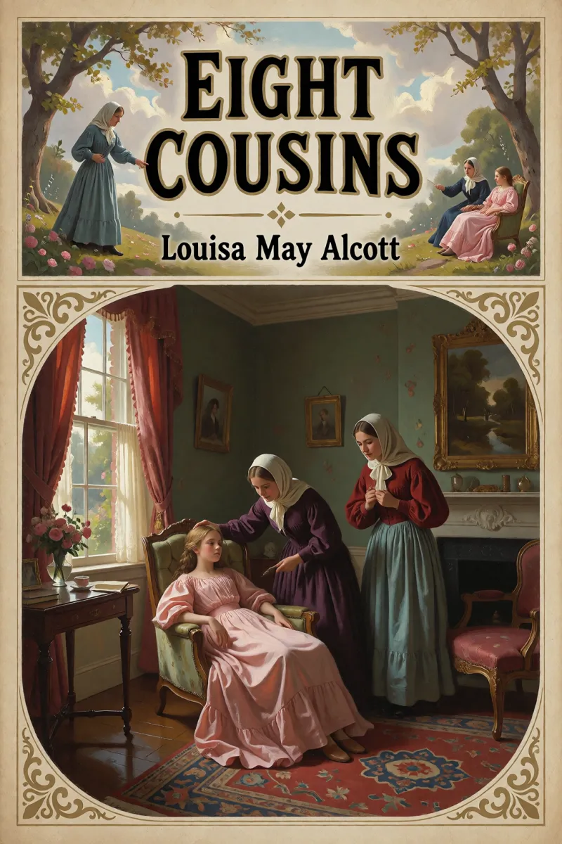 Cover of Eight Cousins by Louisa May Alcott