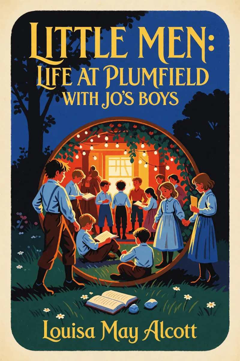 Cover of Little Men: Life at Plumfield With Jo's Boys by Louisa May Alcott