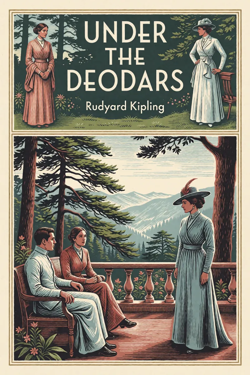 Cover of Under the Deodars by Rudyard Kipling