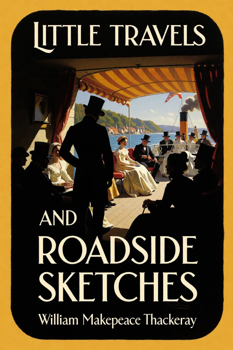 Cover of Little Travels and Roadside Sketches by William Makepeace Thackeray