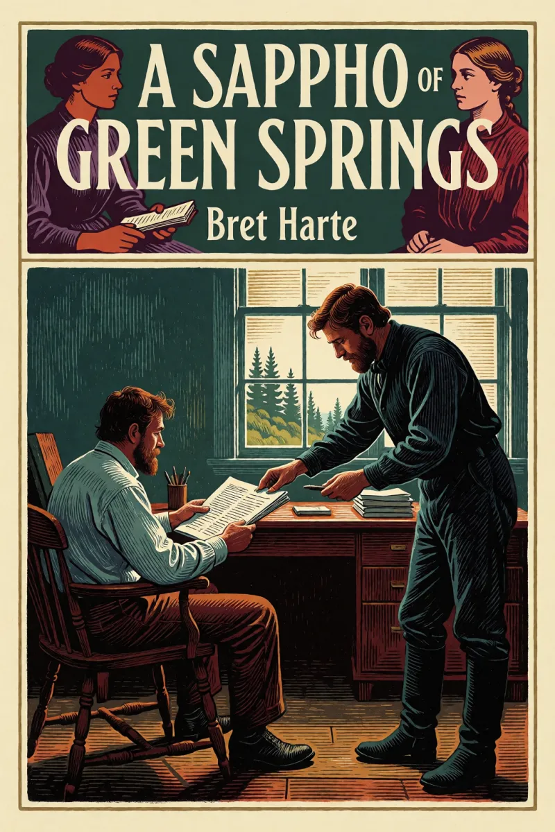 Cover of A Sappho of Green Springs by Bret Harte