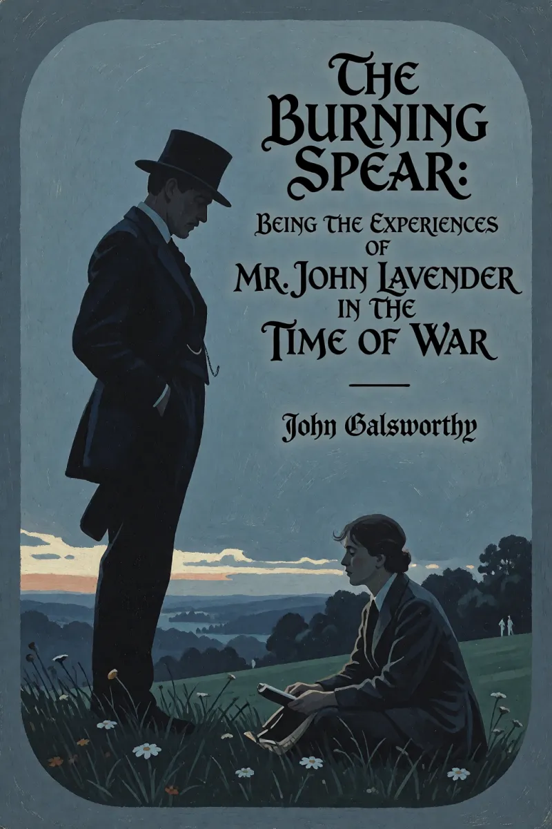 Cover of The Burning Spear: Being the Experiences of Mr. John Lavender in the Time of War by John Galsworthy