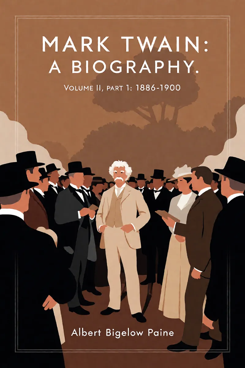 Cover of Mark Twain: A Biography. Volume II, Part 1: 1886-1900 by Albert Bigelow Paine