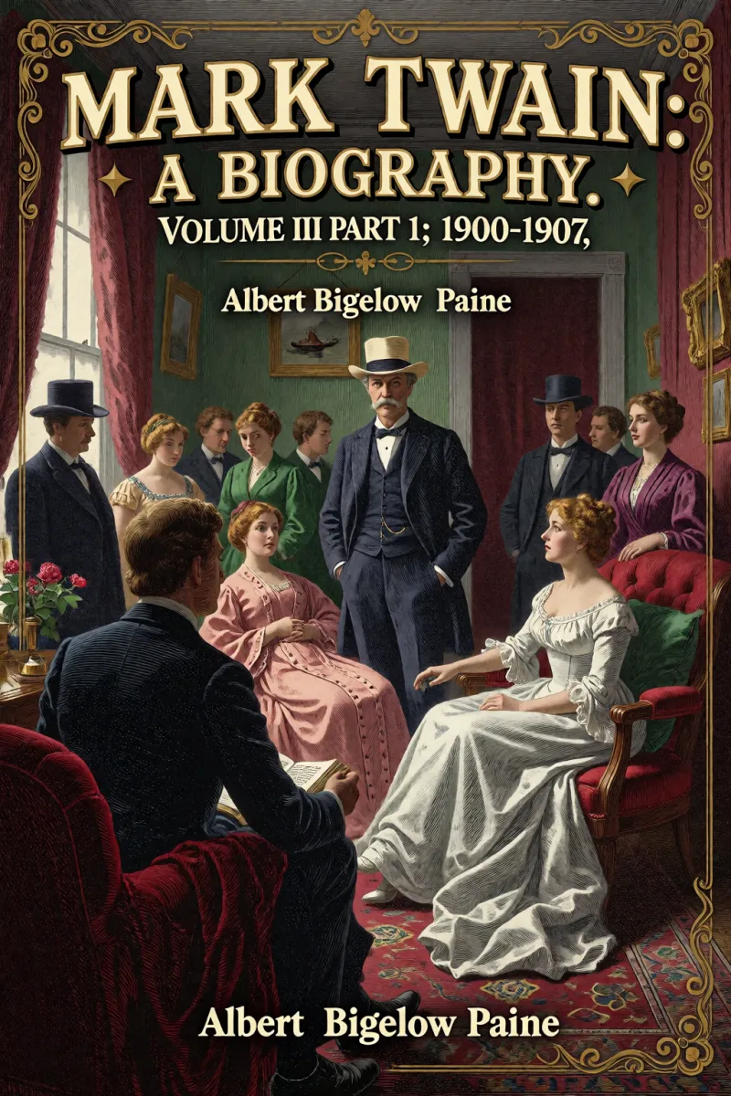 Cover of Mark Twain: A Biography. Volume III, Part 1: 1900-1907 by Albert Bigelow Paine
