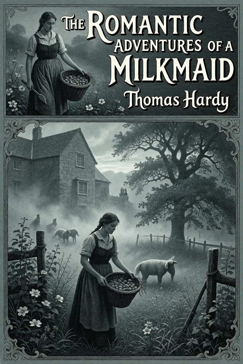 Cover of The Romantic Adventures of a Milkmaid by Thomas Hardy