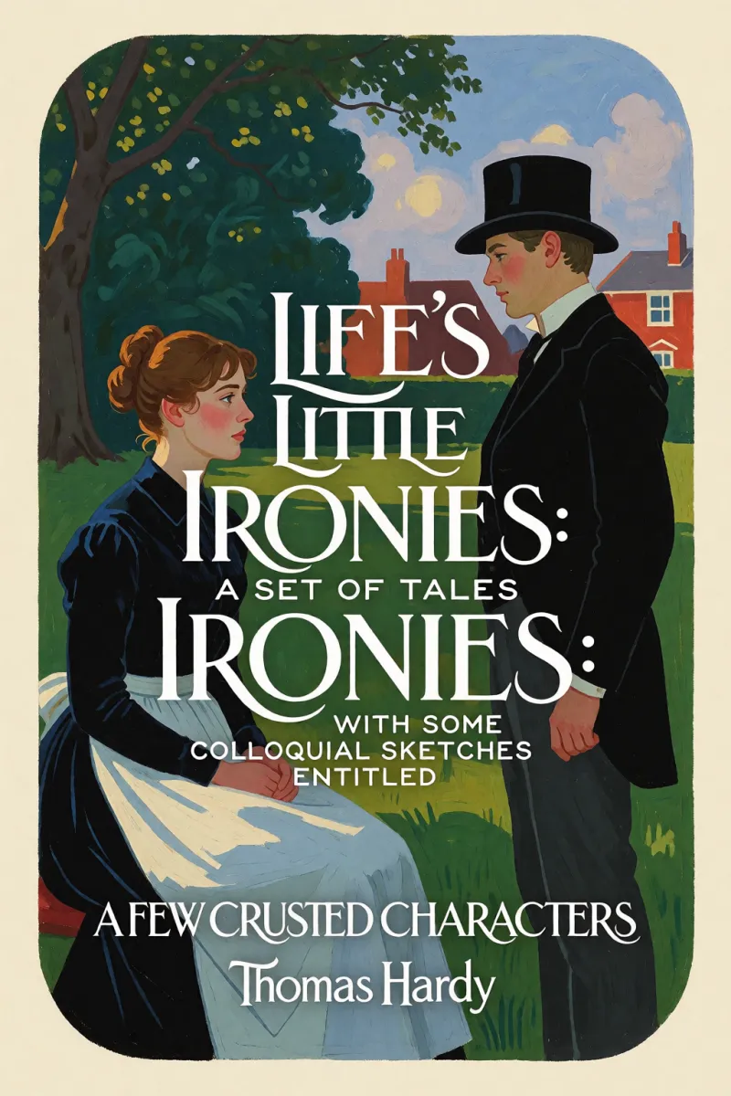 Cover of Life's Little Ironies: A set of tales with some colloquial sketches entitled A Few Crusted Characters by Thomas Hardy