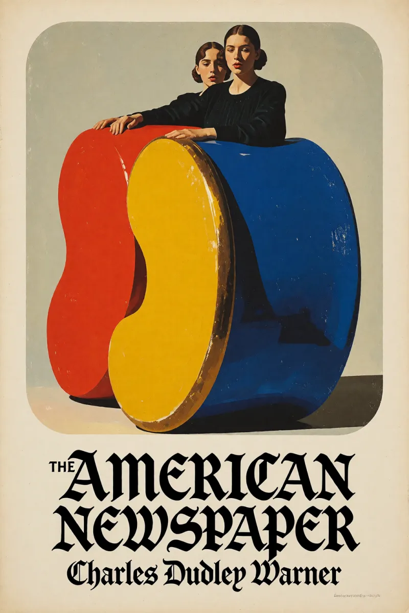 Cover of The American Newspaper by Charles Dudley Warner