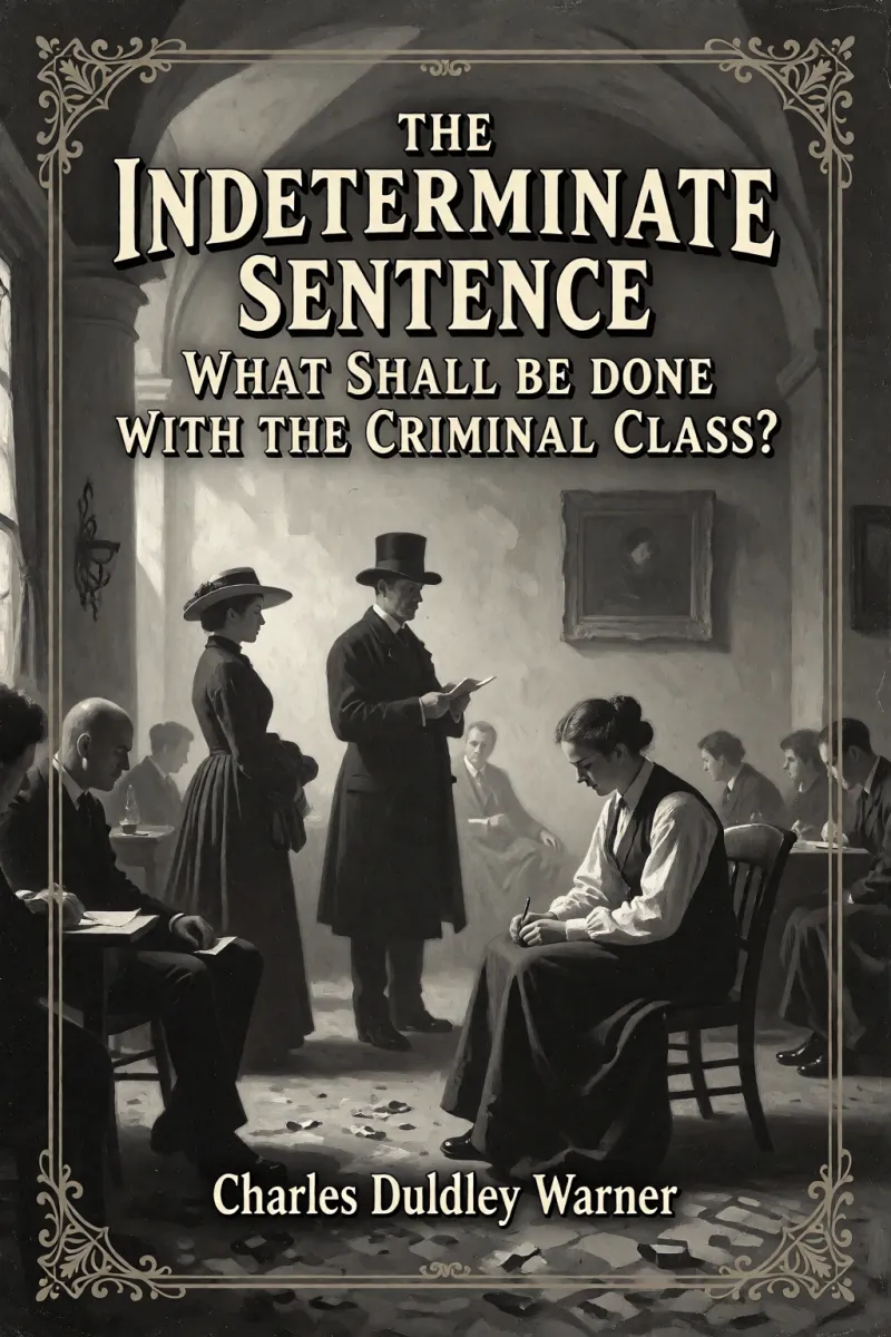 Cover of The Indeterminate Sentence: What Shall Be Done with the Criminal Class? by Charles Dudley Warner