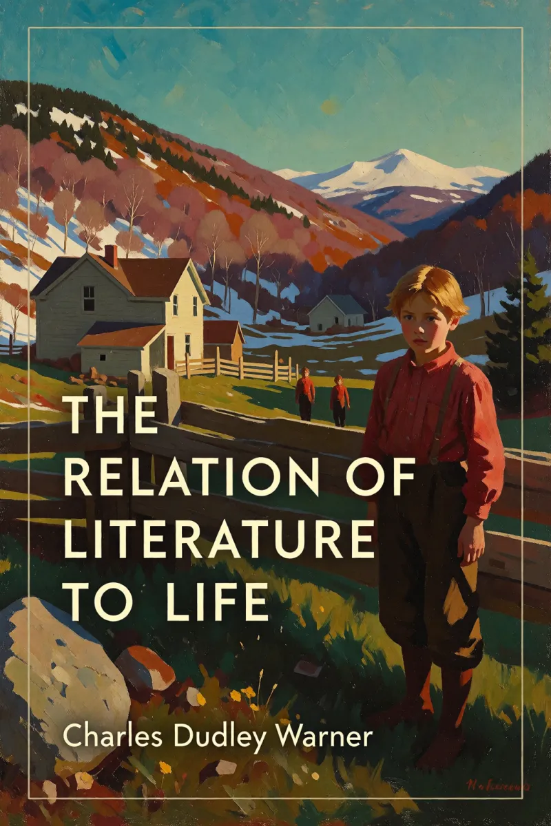 Cover of The Relation of Literature to Life by Charles Dudley Warner