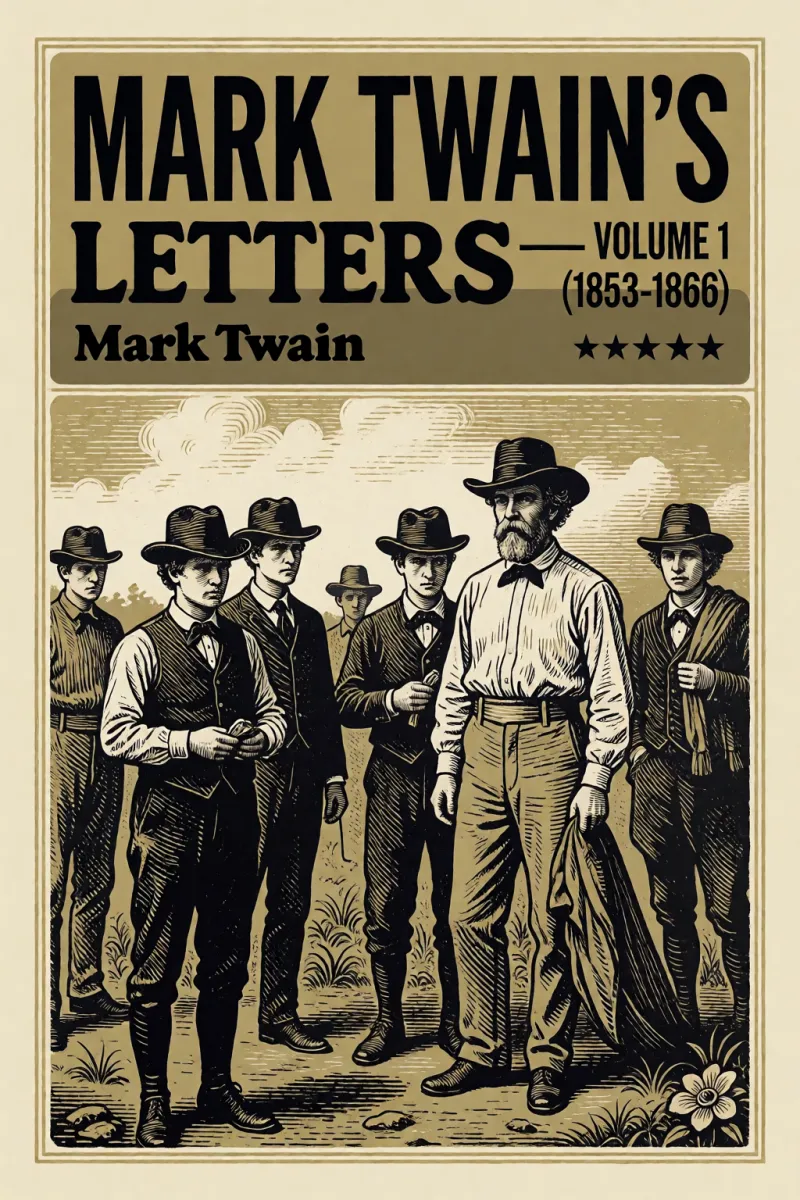 Cover of Mark Twain's Letters — Volume 1 (1853-1866) by Mark Twain