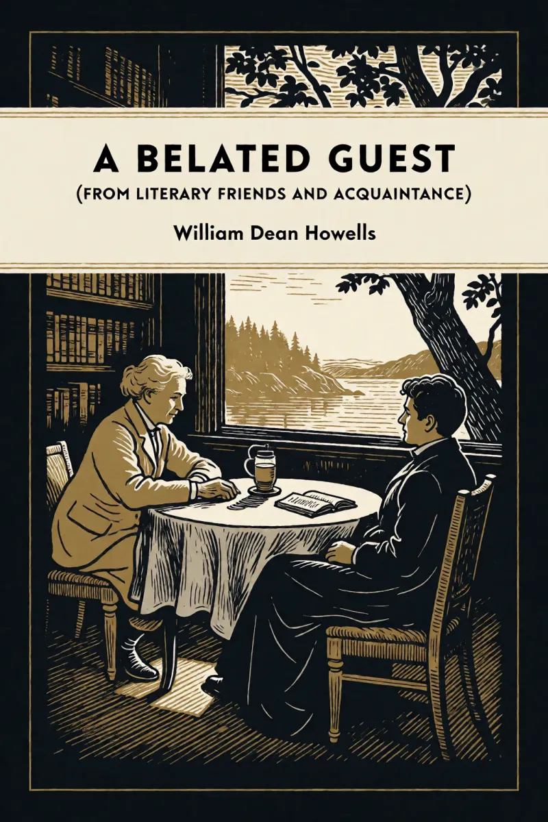 Cover of A Belated Guest (from Literary Friends and Acquaintance) by William Dean Howells