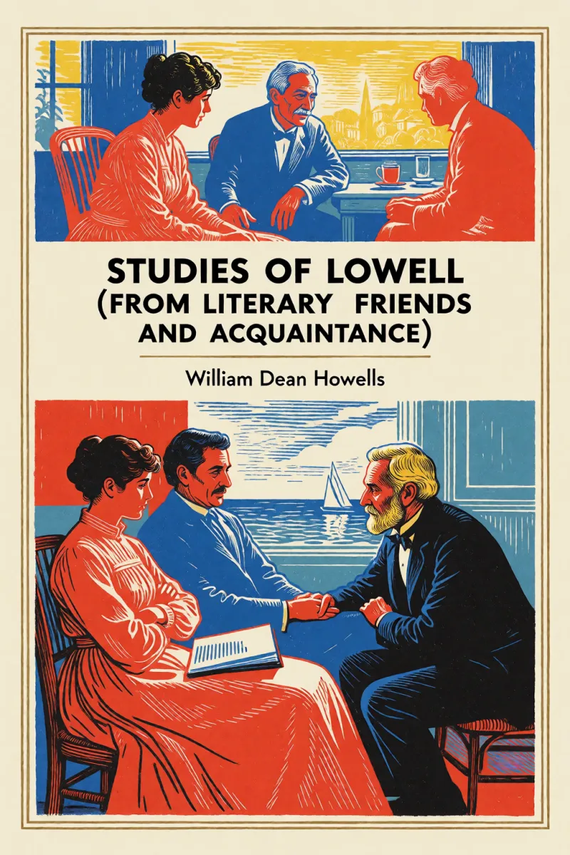 Cover of Studies of Lowell (from Literary Friends and Acquaintance) by William Dean Howells