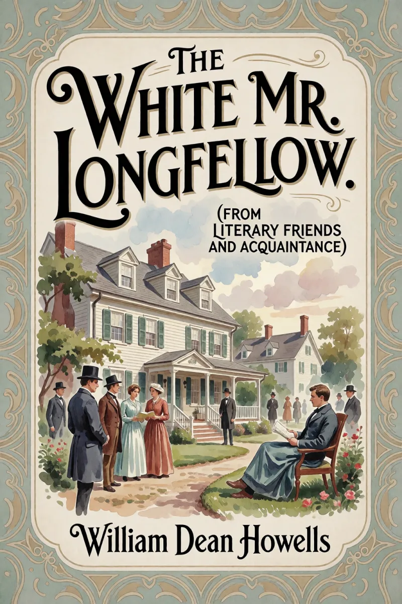Cover of The White Mr. Longfellow (from Literary Friends and Acquaintance) by William Dean Howells