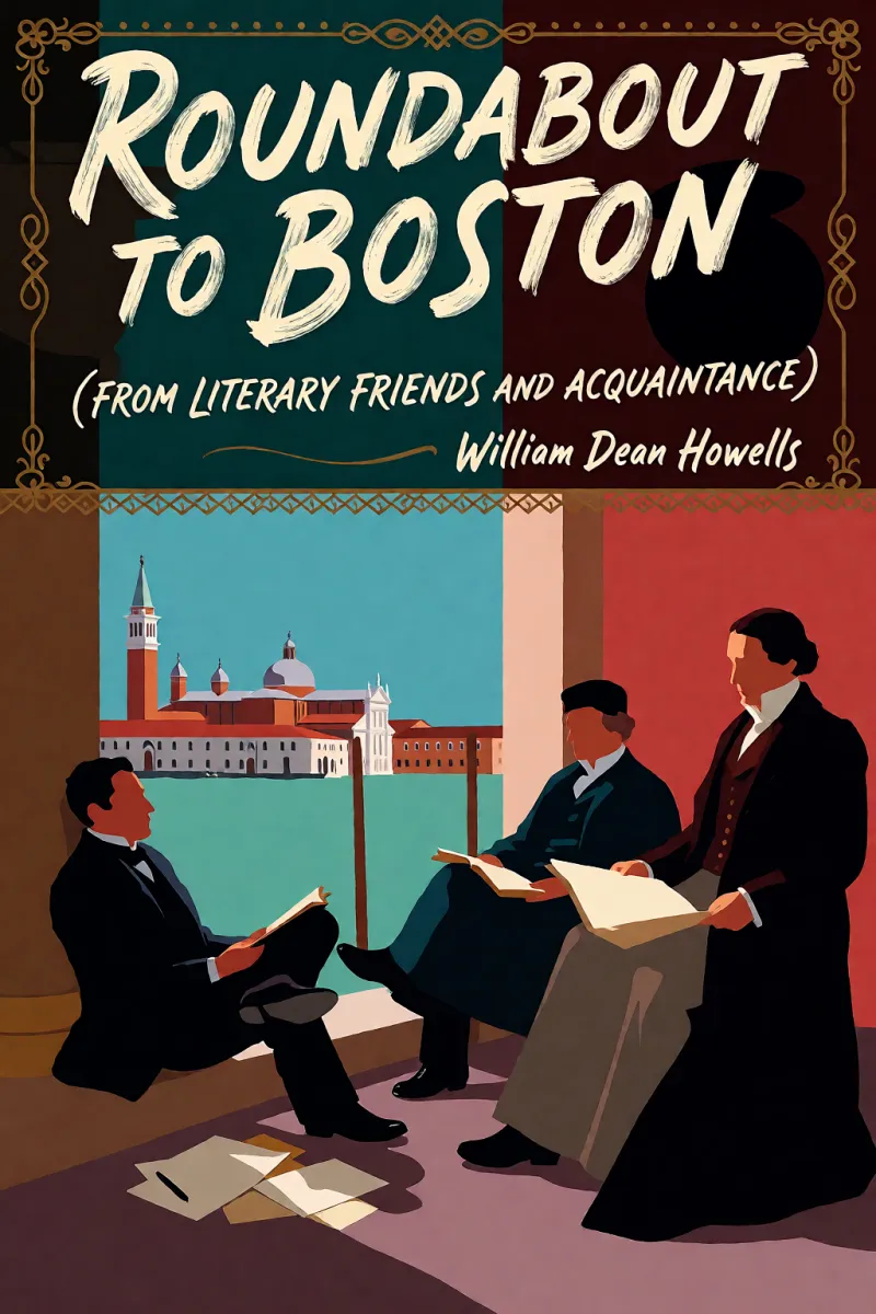 Cover of Roundabout to Boston (from Literary Friends and Acquaintance) by William Dean Howells