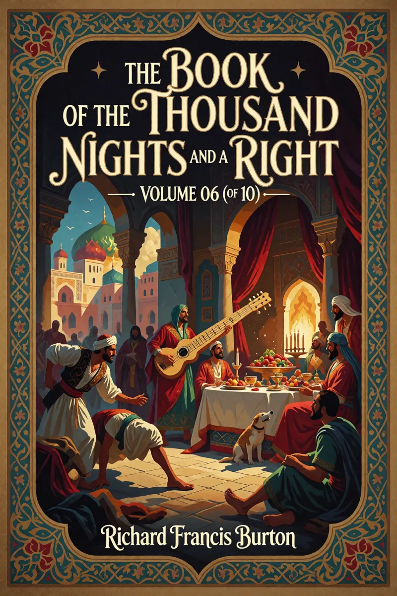 Cover of The Book of the Thousand Nights and a Night — Volume 06 (of 10) by Richard Francis Burton