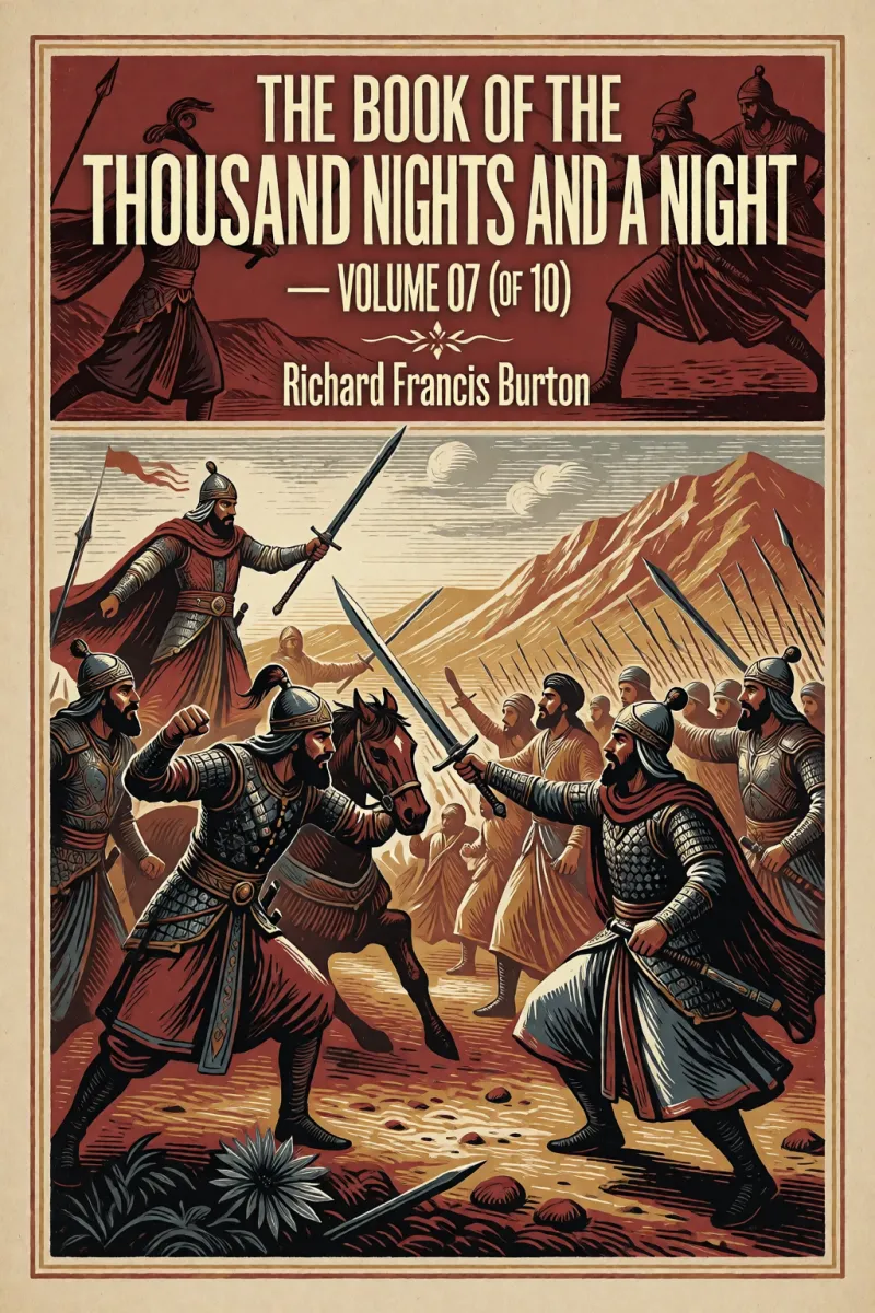 Cover of The Book of the Thousand Nights and a Night — Volume 07 (of 10) by Richard Francis Burton