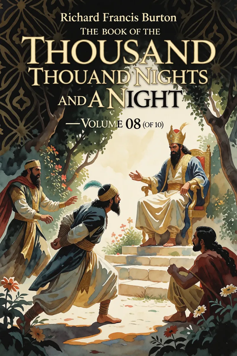 Cover of The Book of the Thousand Nights and a Night — Volume 08 (of 10) by Richard Francis Burton