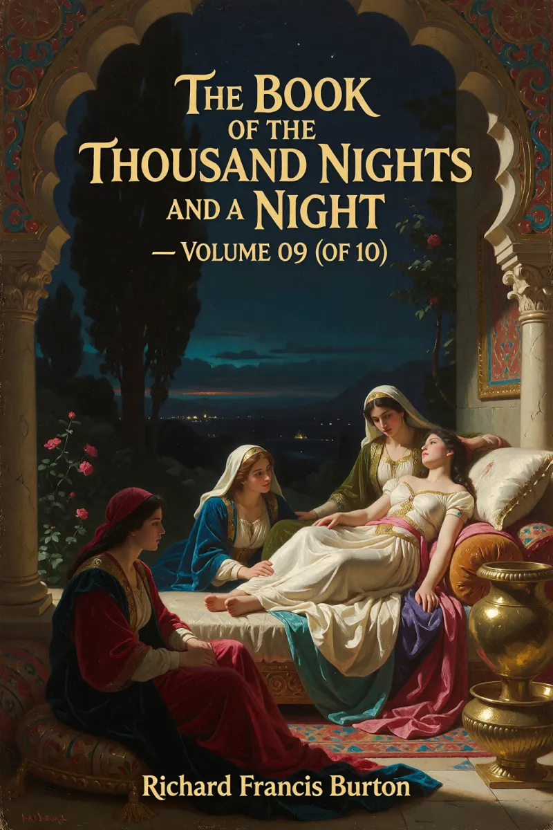 Cover of The Book of the Thousand Nights and a Night — Volume 09 (of 10) by Richard Francis Burton