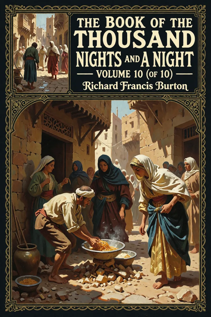 Cover of The Book of the Thousand Nights and a Night — Volume 10 (of 10) by Richard Francis Burton