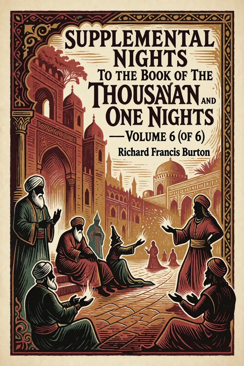 Cover of Supplemental Nights to the Book of the Thousand and One Nights — Volume 6 (of 6) by Richard Francis Burton