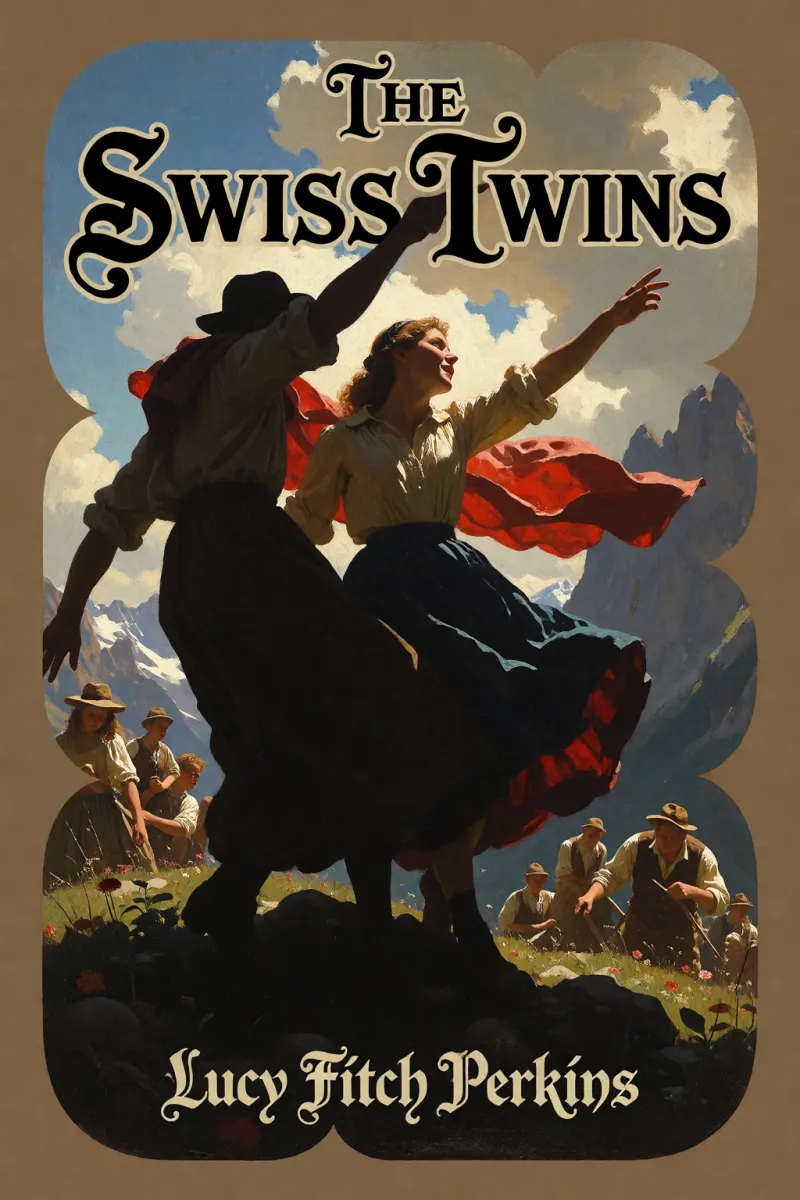 Cover of The Swiss Twins by Lucy Fitch Perkins