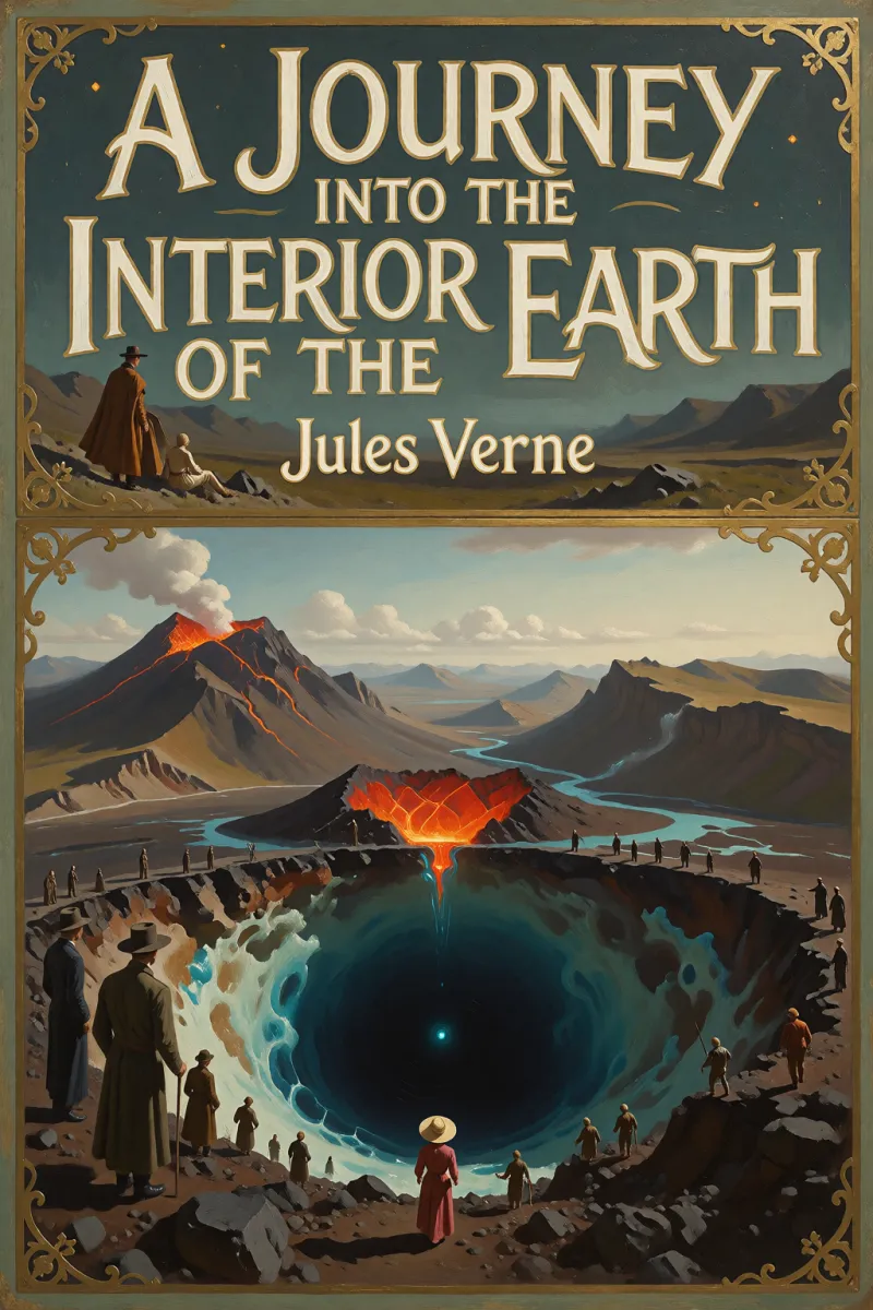Cover of A Journey into the Interior of the Earth by Jules Verne
