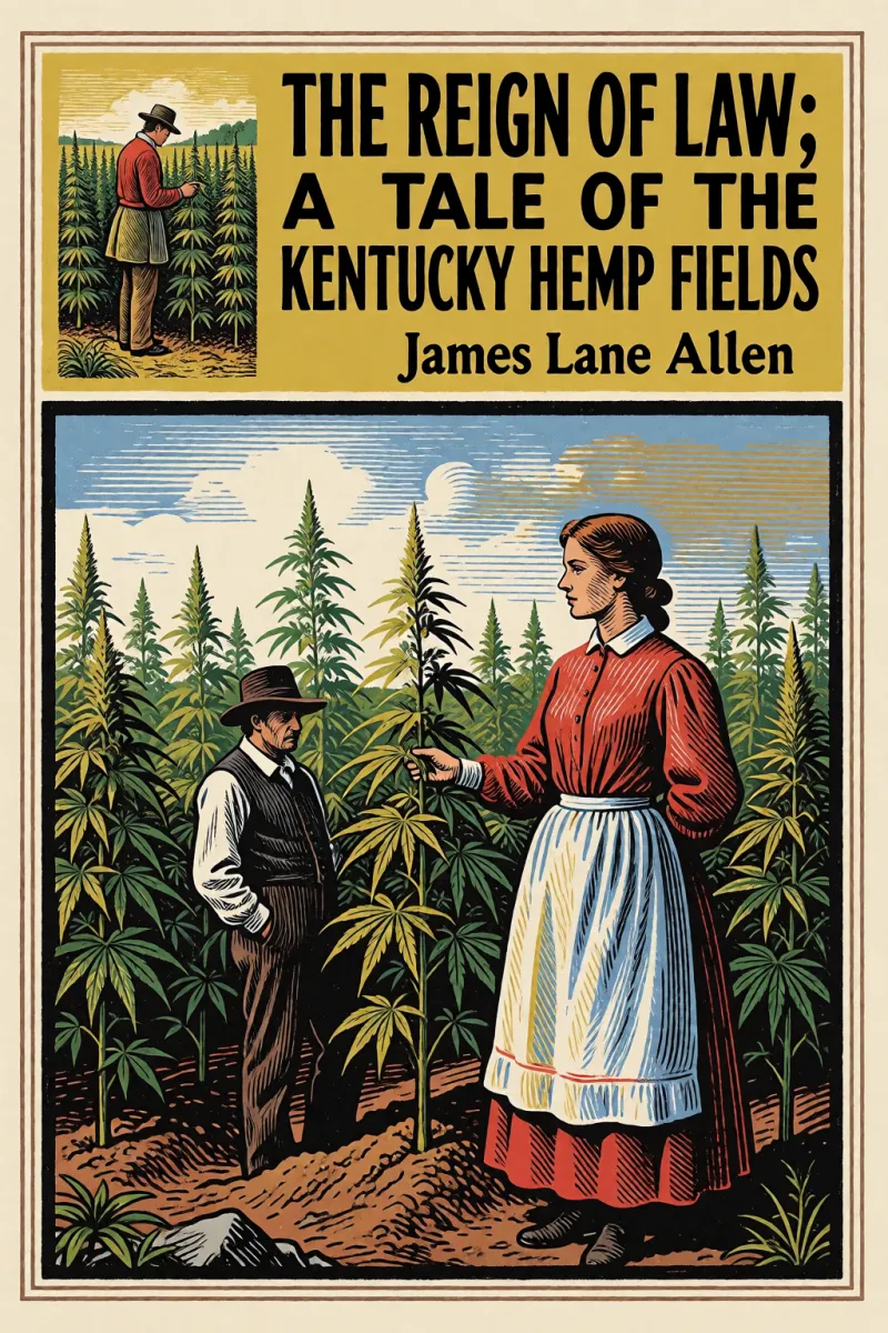 Cover of The Reign of Law; a tale of the Kentucky hemp fields by James Lane Allen