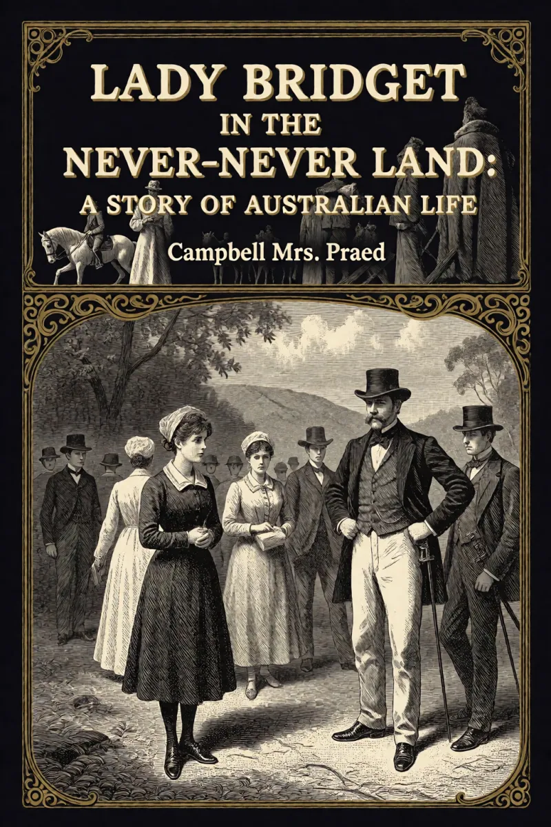 Cover of Lady Bridget in the Never-Never Land: a story of Australian life by Campbell Mrs. Praed