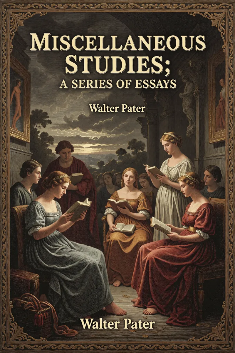 Cover of Miscellaneous Studies; a series of essays by Walter Pater