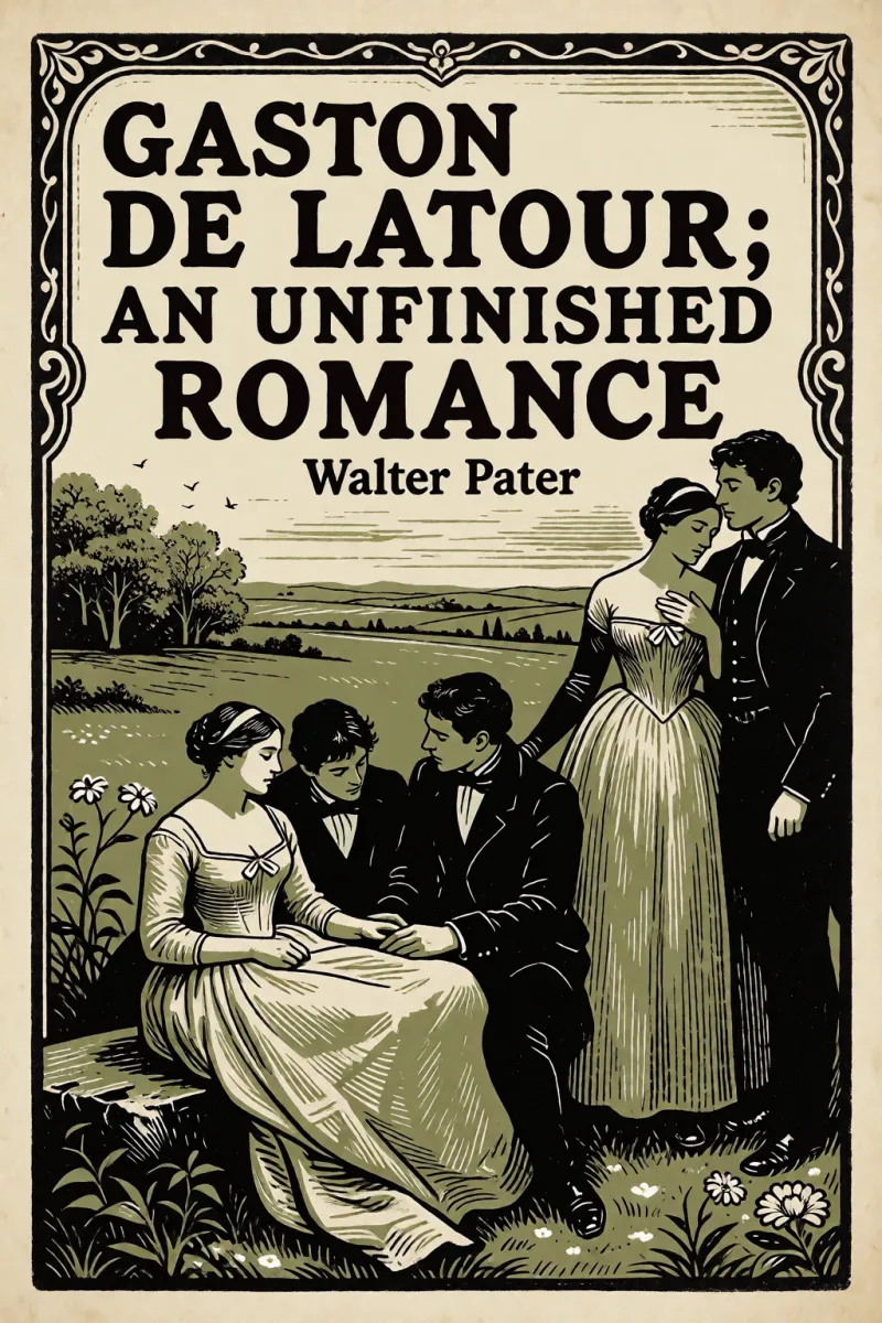 Cover of Gaston de Latour; an unfinished romance by Walter Pater